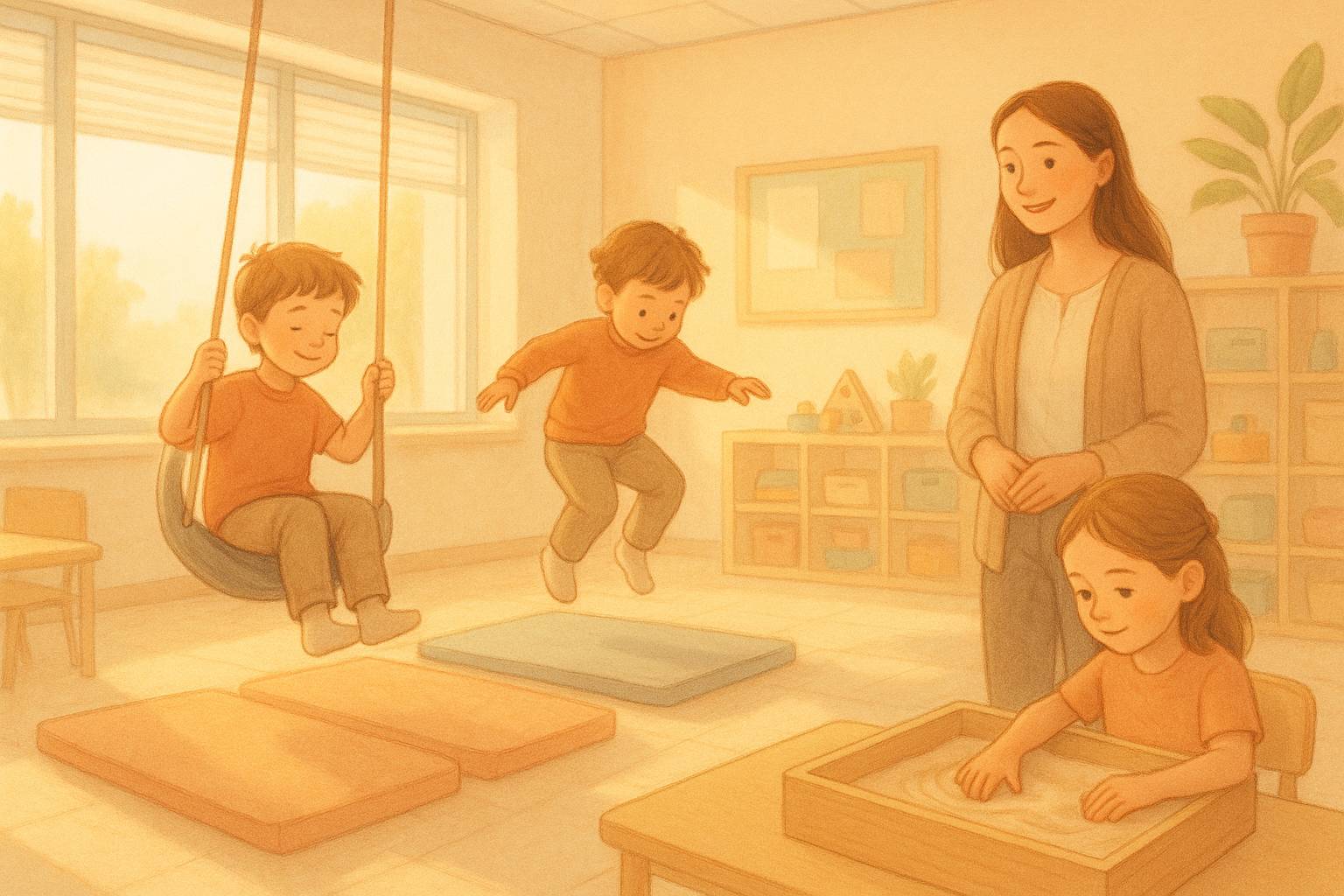 Actividades sensoriales para niños con alta necesidad de movimiento