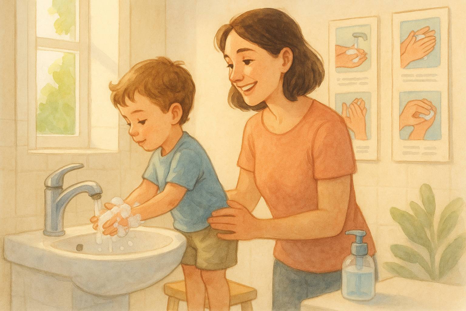 Lavado de manos en niños: cómo enseñar el hábito sin insistir