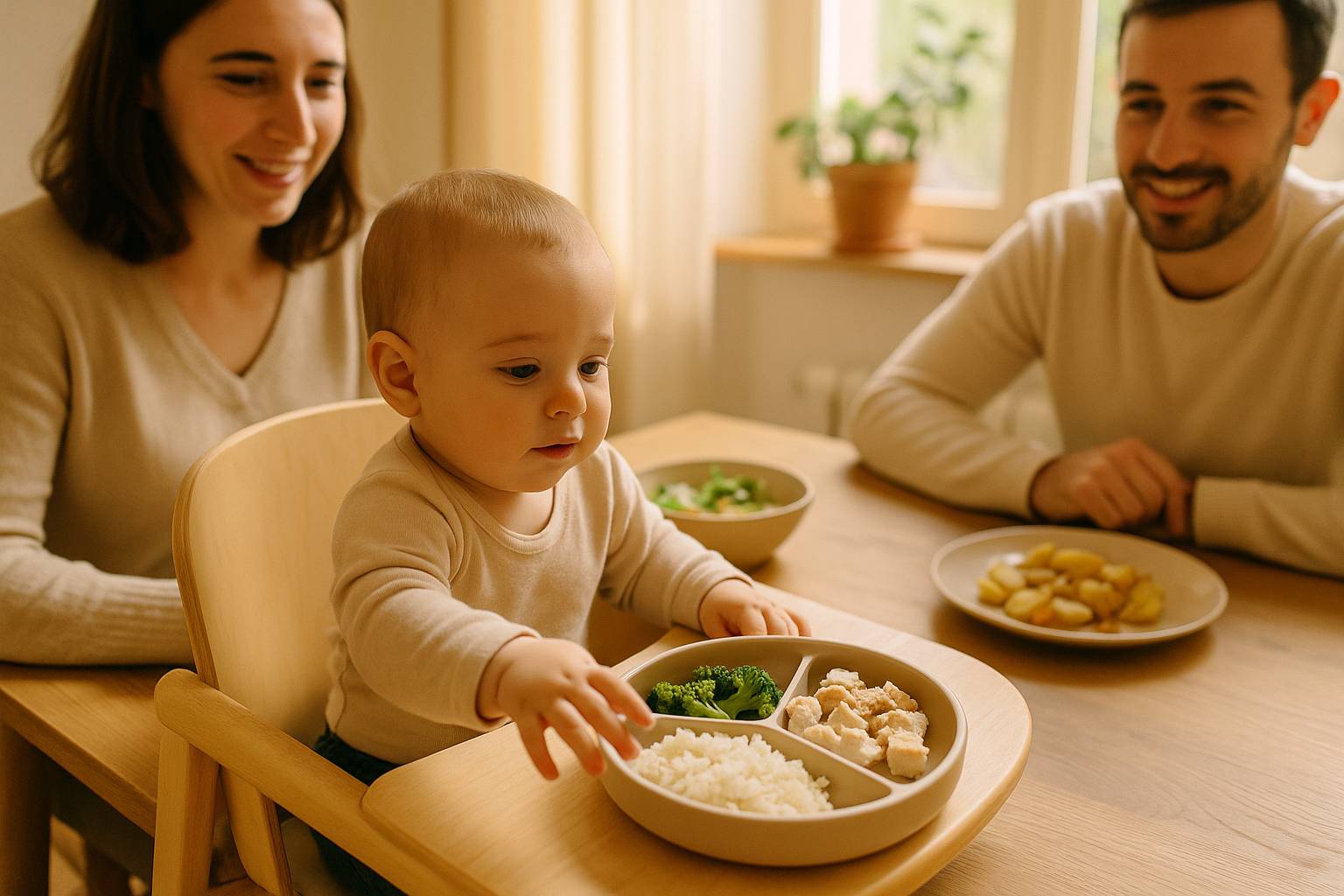 Menú semanal para niños de 1 año que comen poco: ideas fáciles