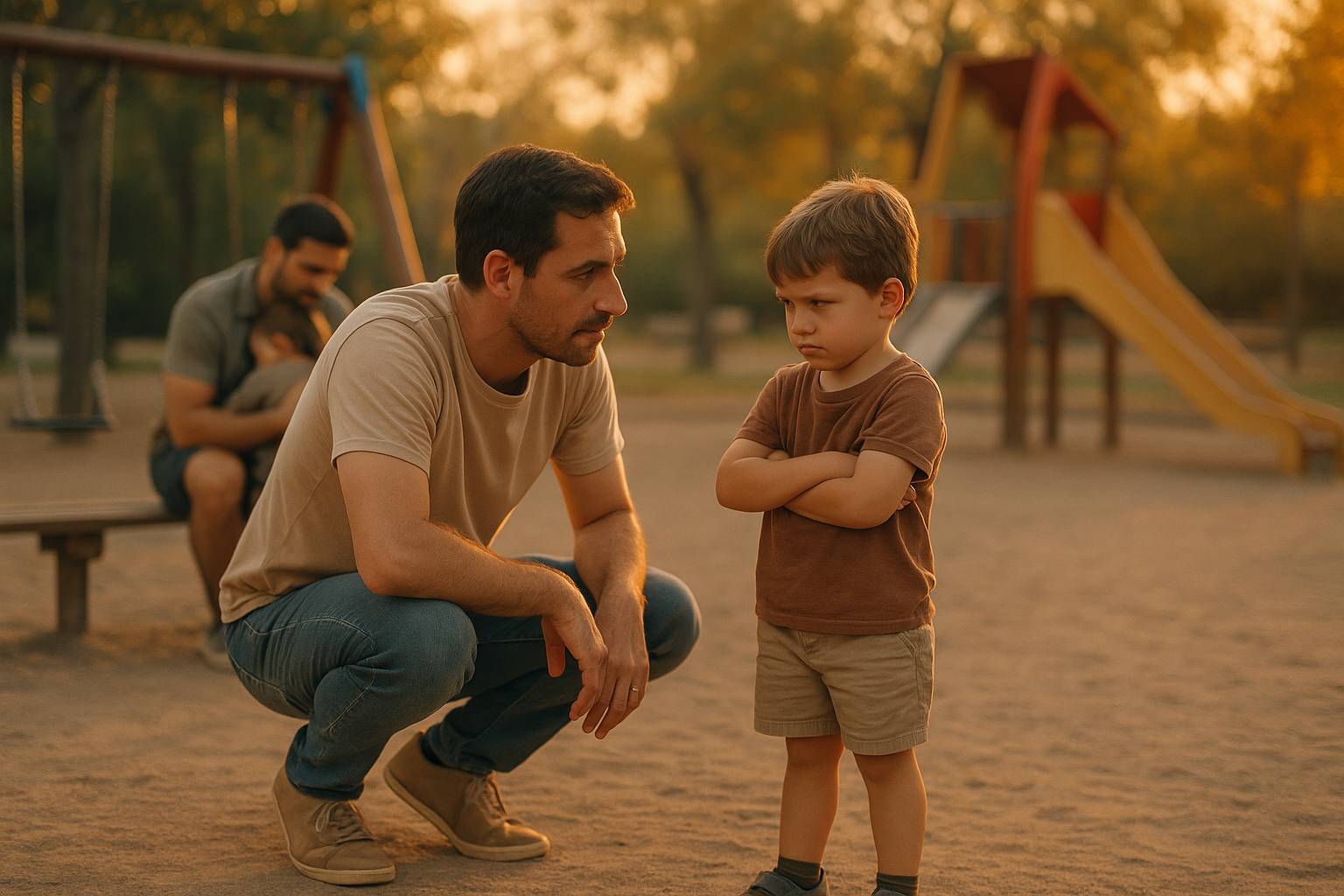 Mi hijo pega en el parque: cómo intervenir paso a paso